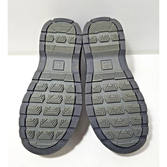 Dr. Martens Tipton Slip On Flats Black Leather Yellow Stitching Mens Sz 8 - Picture 8 of 10